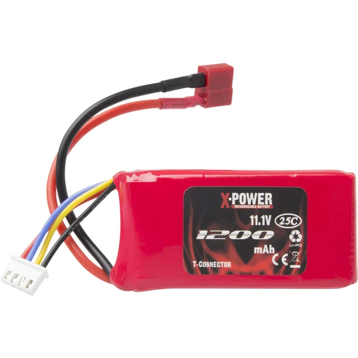 Li-Po 11,1v 3S 1200mAh 25C Gold  Battery