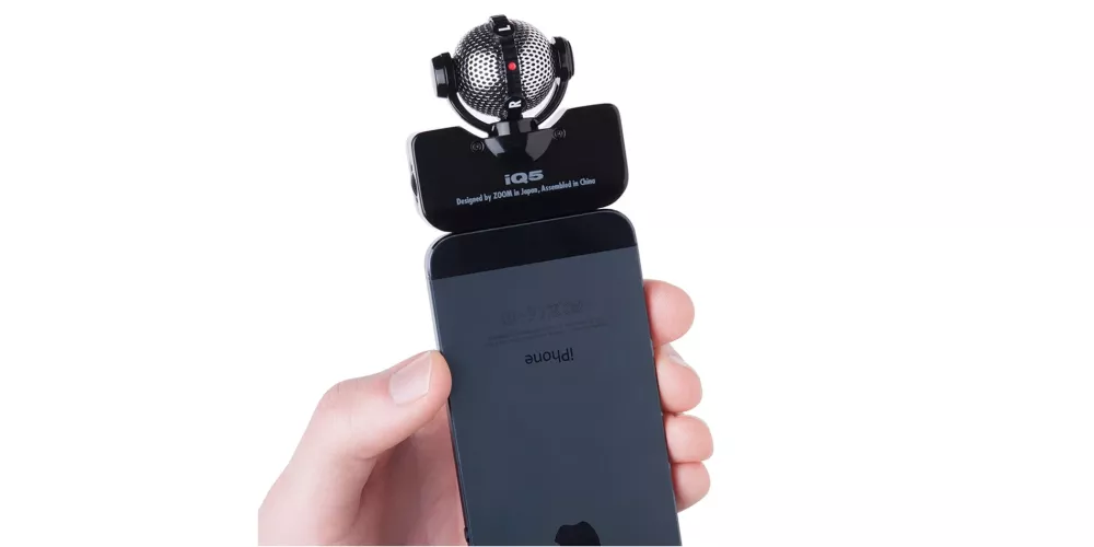 Zoom StereoMik Zoom iQ5 Svart för iPhone/iPad