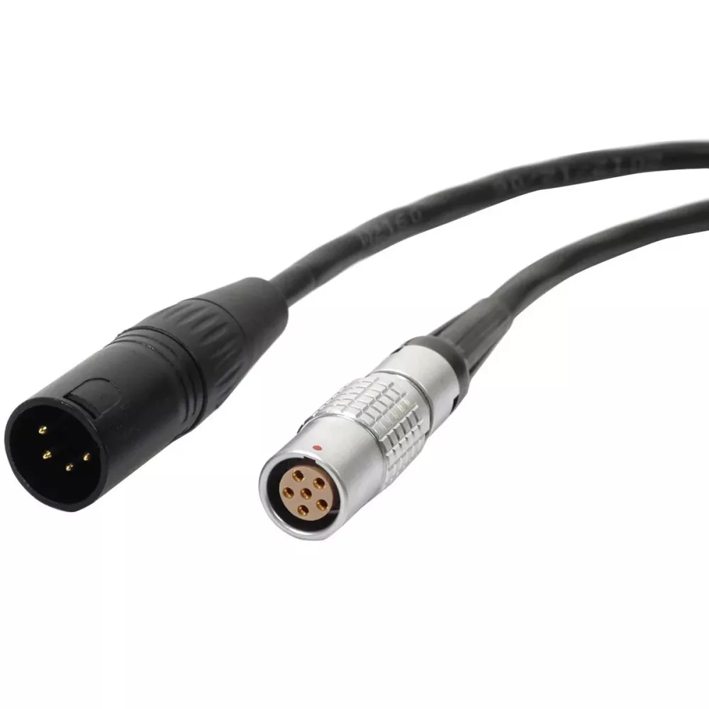 1B 6Pin Naaras - 4Pin XLR Uros Red One