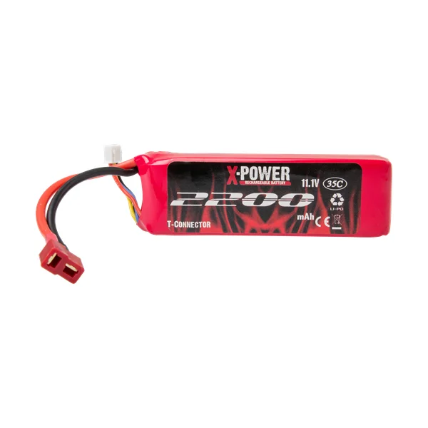 Li-Po 11,1v 3S 2200mAh 25C Gold Battery