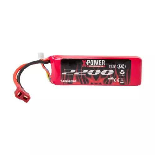 Li-Po 11,1v 3S 2200mAh 25C Gold Battery