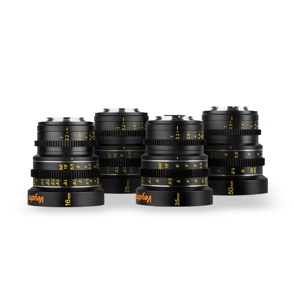 Veydra M4/3 Mini Prime kit 4 Objektiv + Case