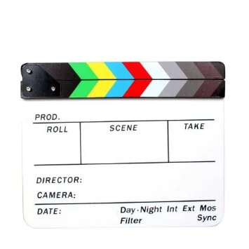 Film clapper Board Acrylic