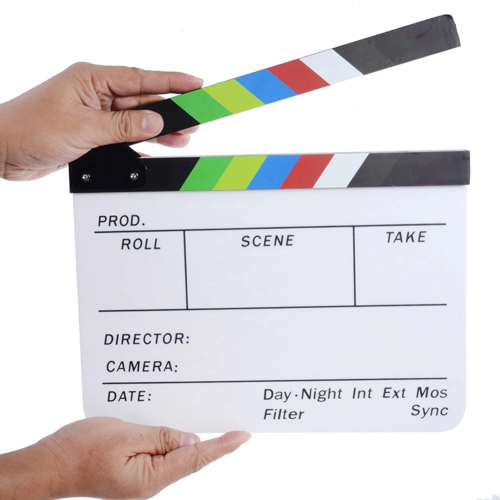 Film clapper Board Acrylic