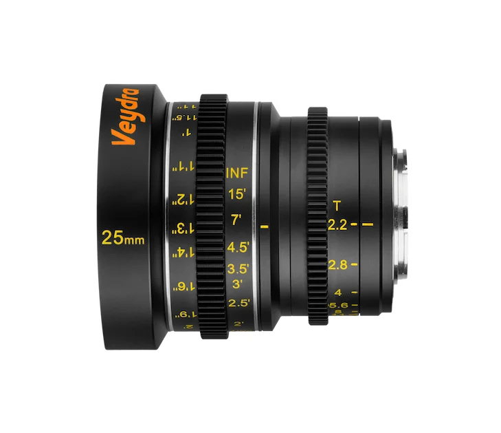 Veydra 25mm T2.2 Mini Prime M4/3,E-mount,C-M