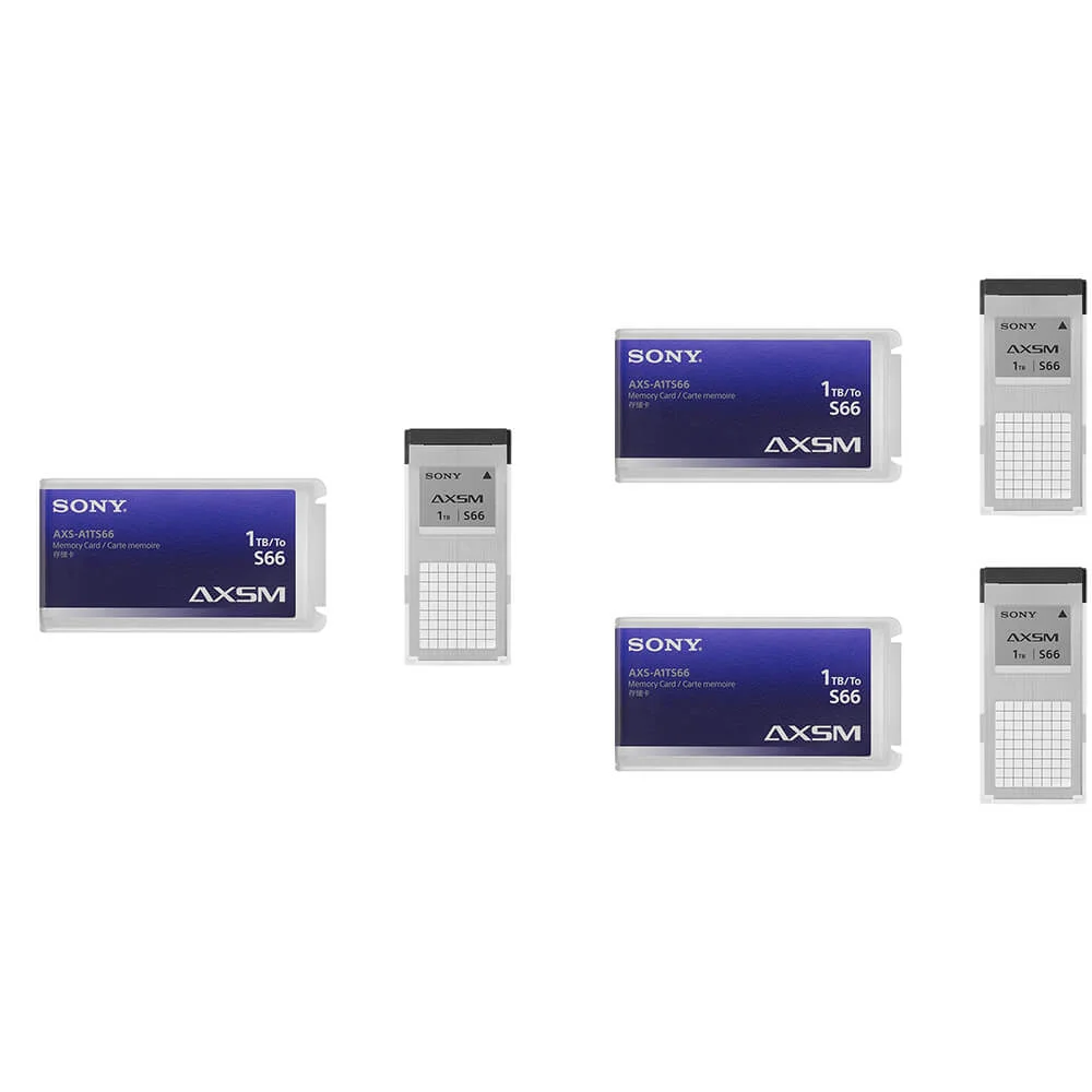 Sony 1TB AXS S66 Memory Card (3-Pack) Venice 2