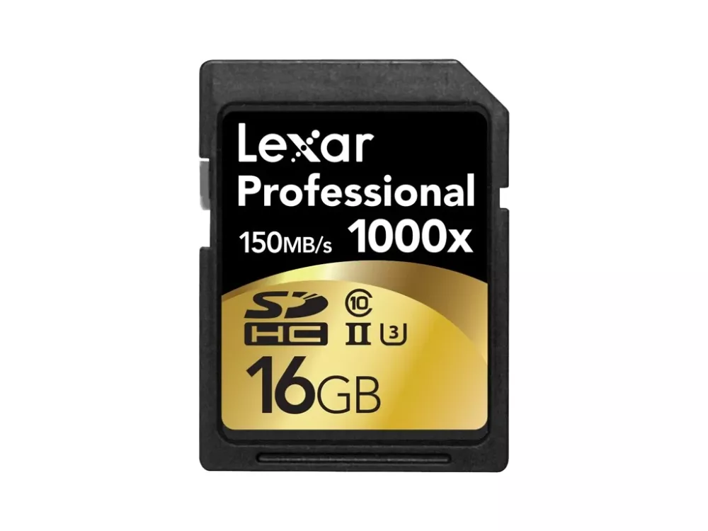 Lexar Memorycard SD 16GB SDHC  1000x Professional UHS-II