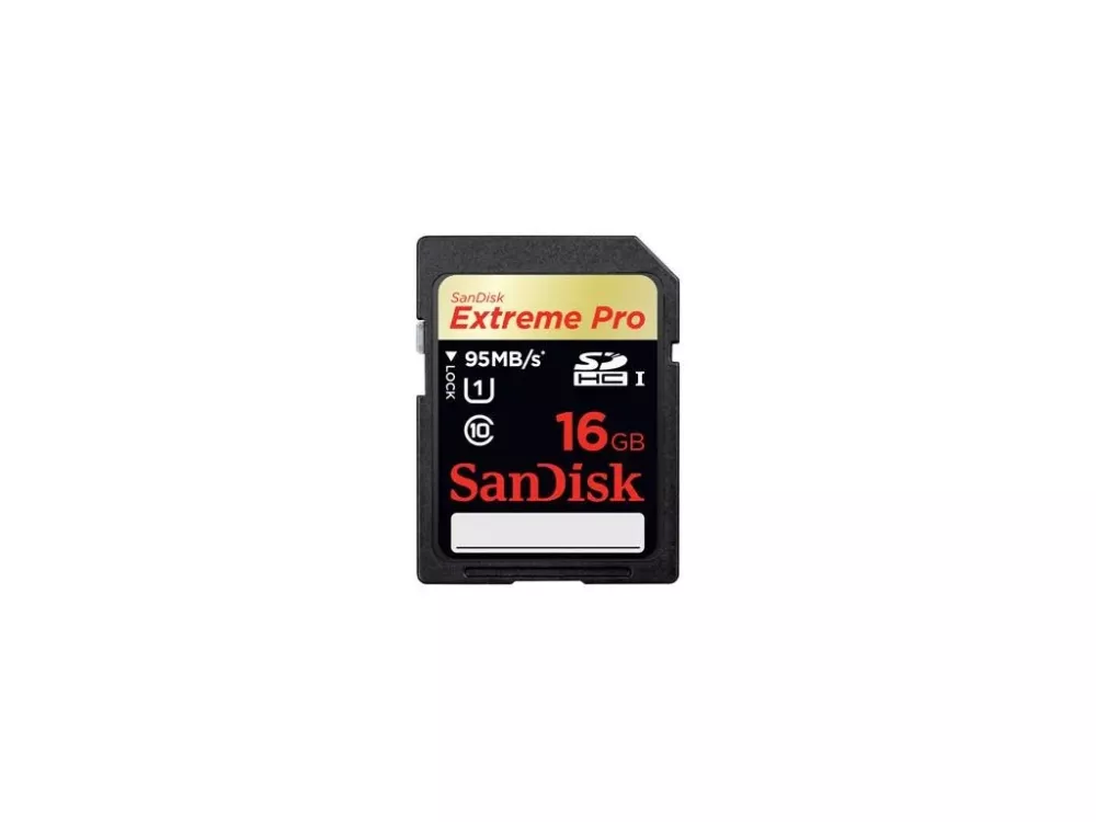 Sandisk Memorycard SD 16GB Extreme Pro UHS-1 SDHC 95MB/s