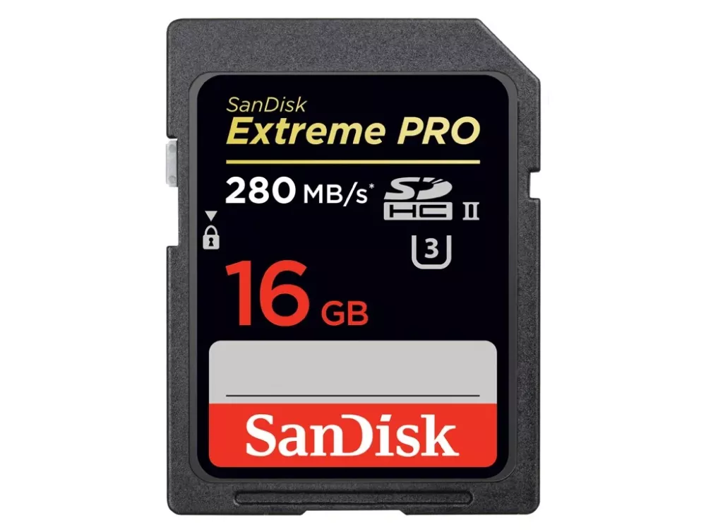 Sandisk Memorycard SD 16GB Extreme Pro UHS-II SDHC 280/250MB/s