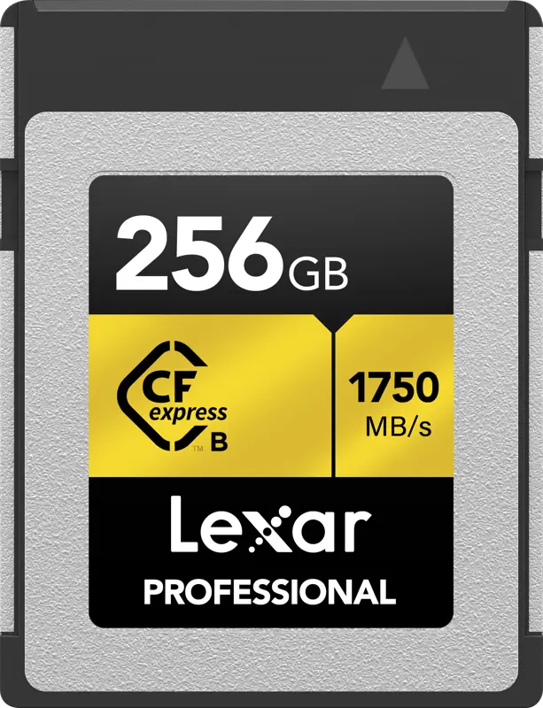 LEXAR CFexpress Type B Pro Gold R1750/W1500 256GB Minneskort