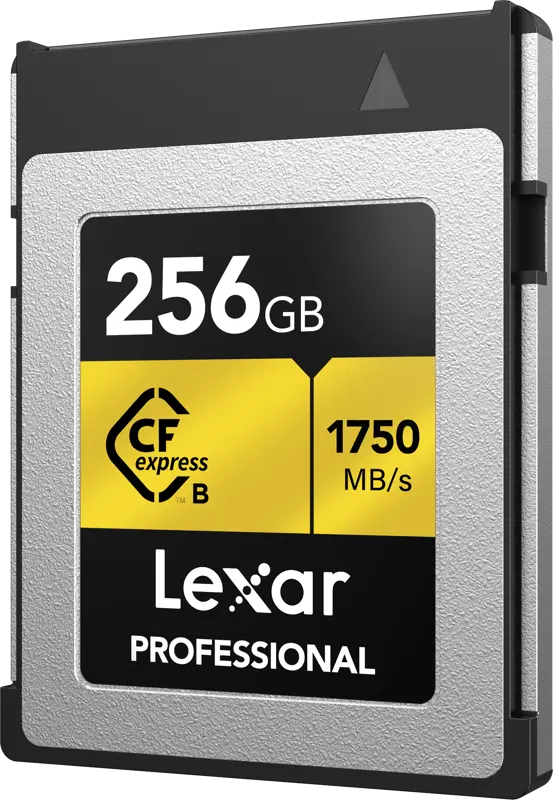 LEXAR CFexpress Type B Pro Gold R1750/W1500 256GB Minneskort