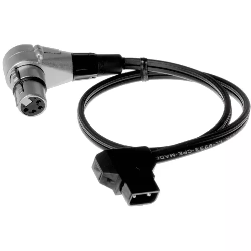 Angled Dtap Powertap To Female 4pin Xlr Cable 45cm