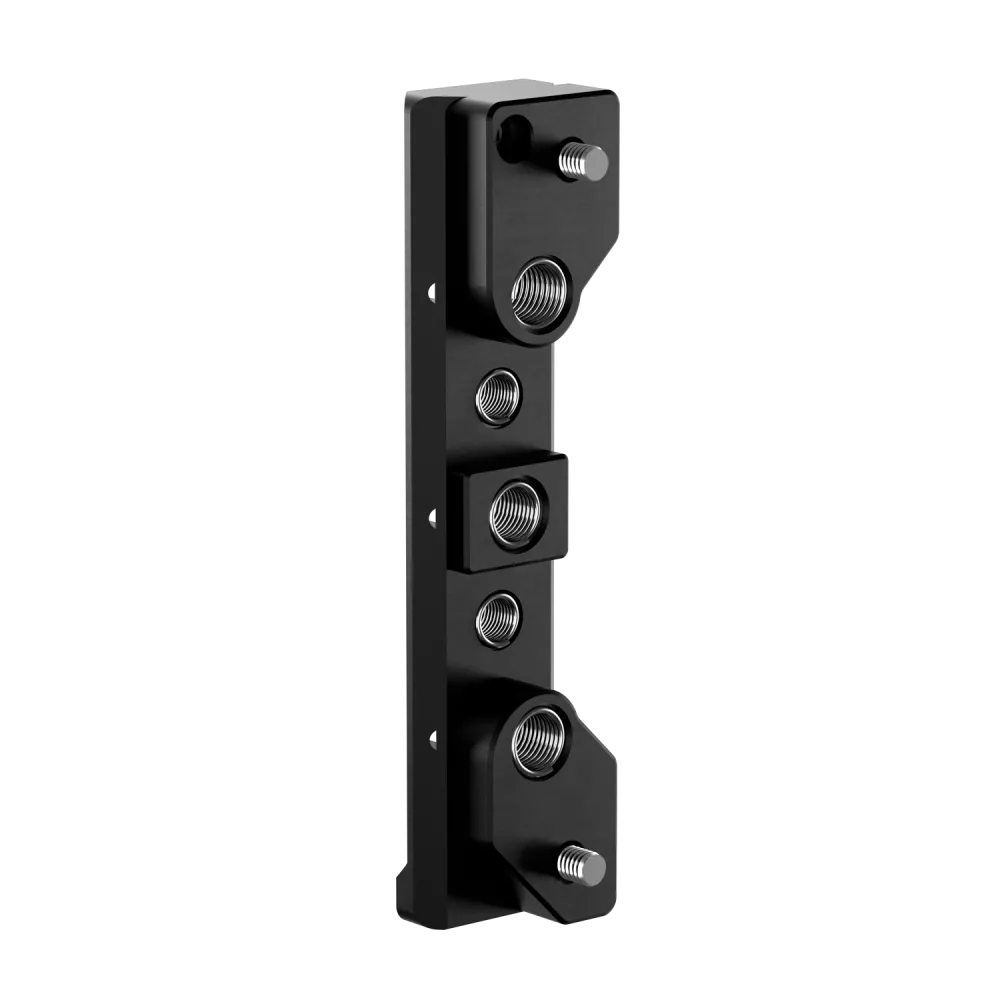 Bright Tangerine Left Side Rail for RED KOMODO & KOMODO-X