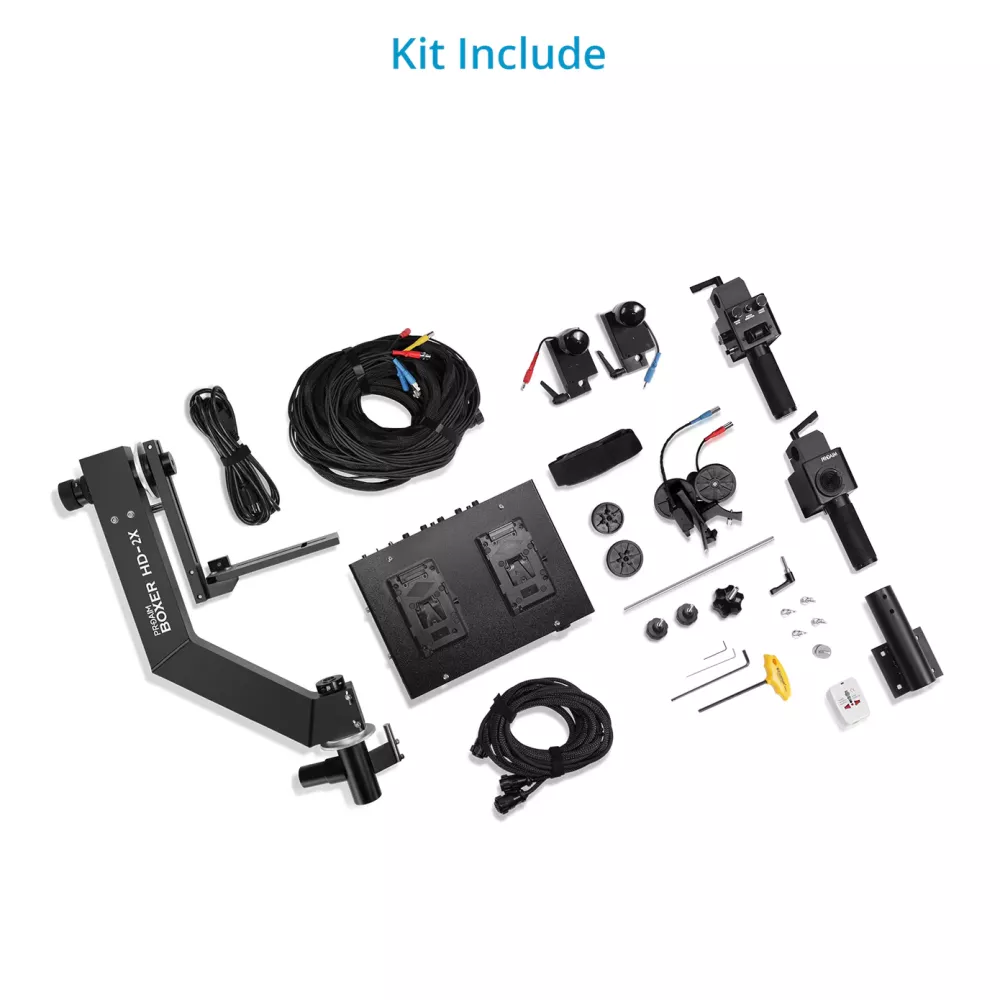 Proaim Boxer HD-2X Motorized Pan/Tilt Head for Camera Jib/Crane | Payload: 15kg / 33lb