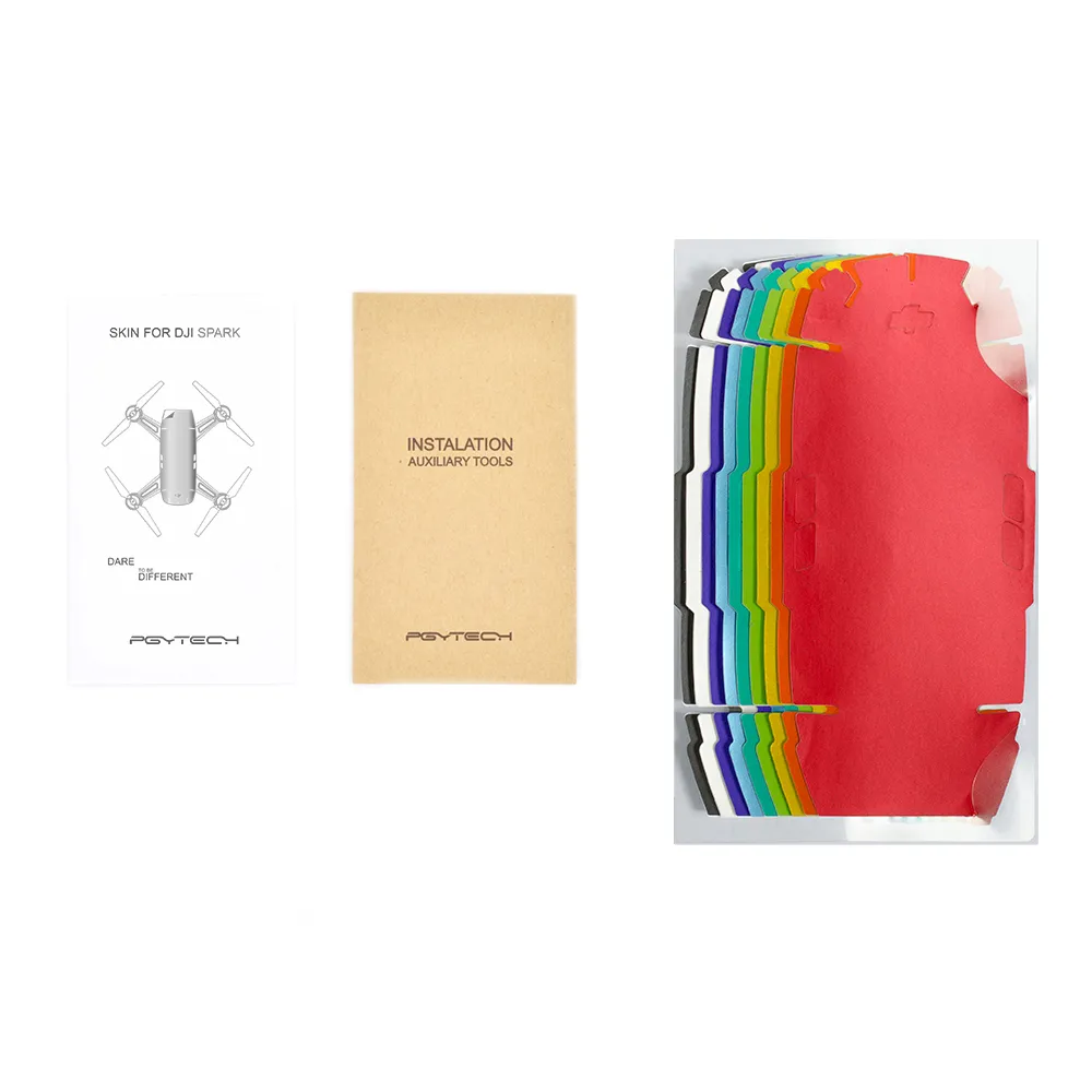 DJI Spark PGYTECH Skin 4 pk D4/7/8/TR