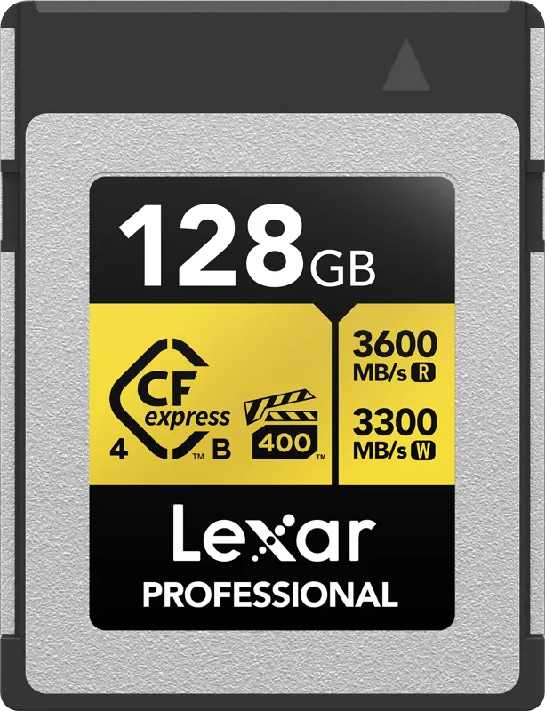 Lexar CFexpress Pro Gold R3600/W3300 128GB