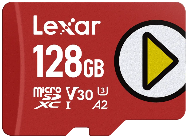 Lexar microSDXC PLAY UHS-I/A2/U3 R205/W140 (V30) 128GB