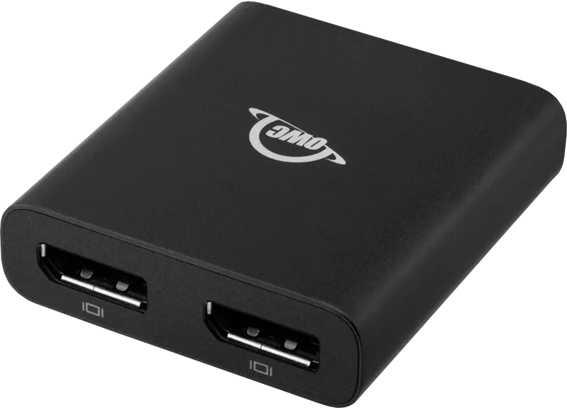 OWC Adapter - Thunderbolt 3 to High Performance Dual Display Port 4K/5K/8K Adapter