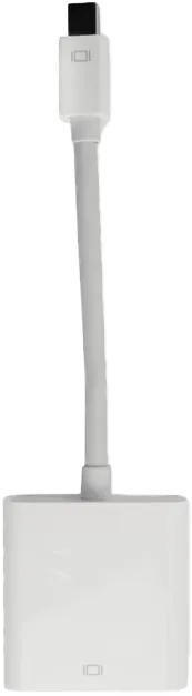 OWC NewerTech Mini DisplayPort & Thunderbolt to VGA Video Adapt (Prem Quality) Match Apple White