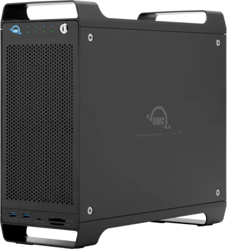 OWC ThunderBay Flex, flexible 8-bay Storage/Dock/PCIe Enclos with 2x TB3 Ports, 0TB