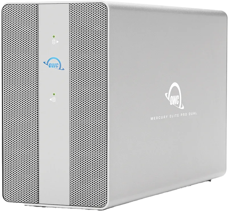 OWC Mercury Elite Pro Dual with 3-Port USB Hub Storage Solution 24TB