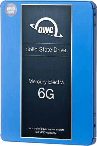 OWC Mercury Electra 6G SSD, SATA 6.0Gb/s, SLC cache + 3D storage. Mac/PC compatible. 120GB