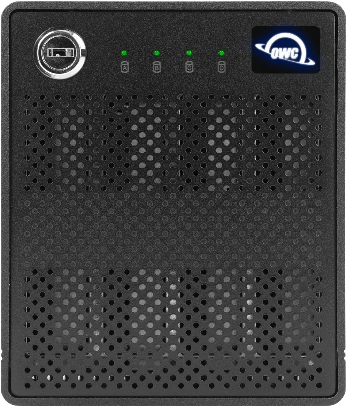 OWC ThunderBay 4 mini ProGrade 4-DriveSSD TB3 Mac/Win(2xTB3 Ports,w/Softraid RAID 0/1/4/5/1+0) 2TB