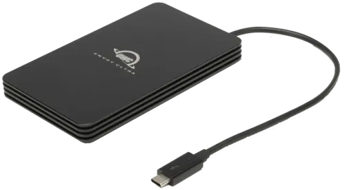 OWC Envoy Ultra Thunderbolt 5 with data rates over 6000MB/s on TB5, 4.0TB