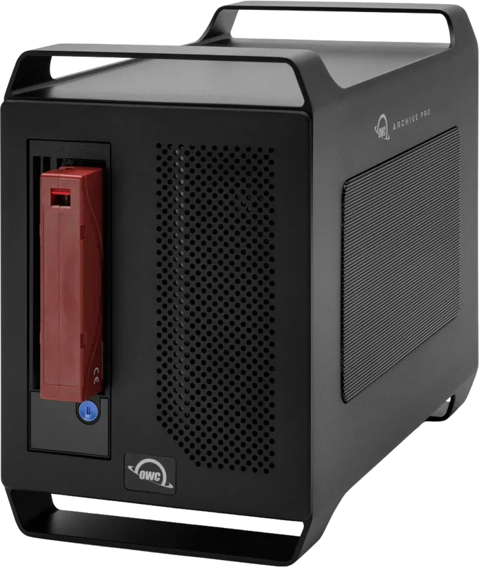 OWC Archive Pro LTO-9 Solution w/Tape & Cleaner + 4TB Staging SSD W/ Canister SW from Hedge