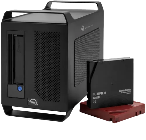 OWC Archive Pro LTO-8 Solution w/Tape & Cleaner - 12TB/30TB W/ Canister SW from Hedge