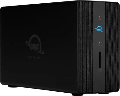 OWC Gemini Thunderbolt 3 Dock & Dual-Drive RAID External Storage w/3.5” SATA HDD (24TB x 2) 48TB