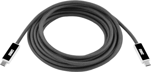 OWC USB4 Active Optical Cable, 40Gb/s, black, max reliability, long distance. 3M