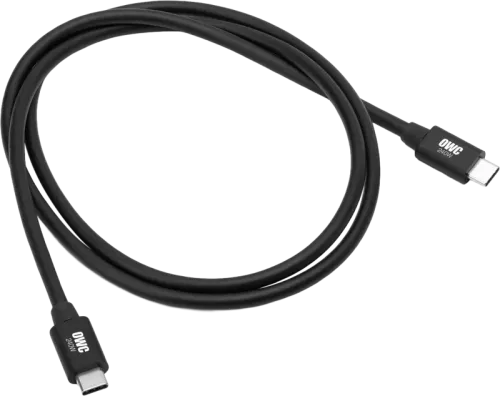 OWC Cable Thunderbolt - Universal + Full Capability f. all TB 5/USB-C/USB4 devices (100W) 1.0M