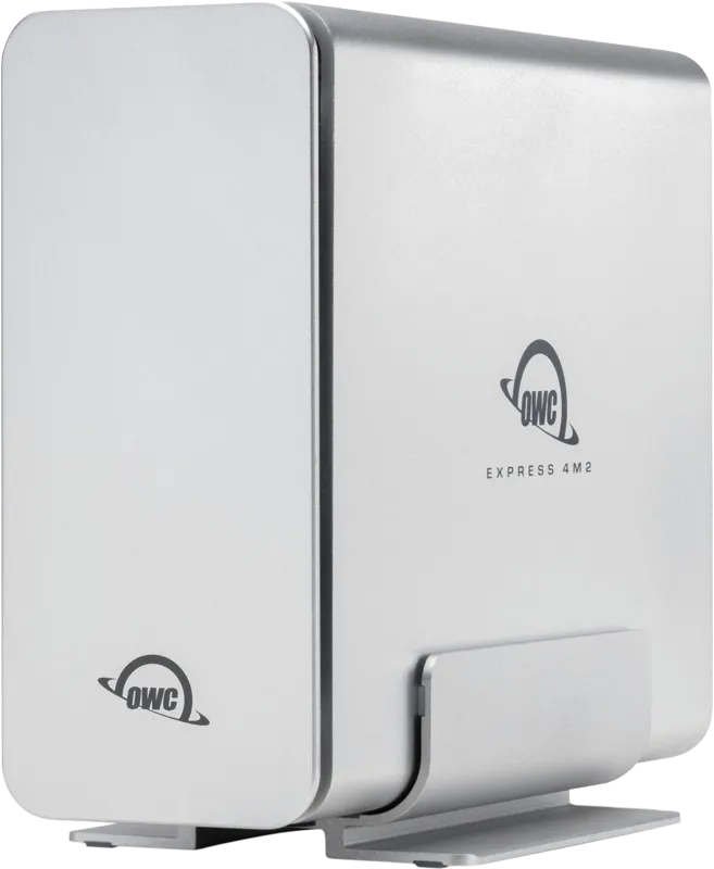 OWC Express 4M2 4-Slot M.2 NVMe SSD Enclosure with SoftRaid XT - USB4 Up to 3200MB/s