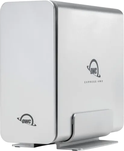 OWC Express 4M2 4-Slot M.2 NVMe SSD Enclosure with SoftRaid XT - USB4 Up to 3200MB/s