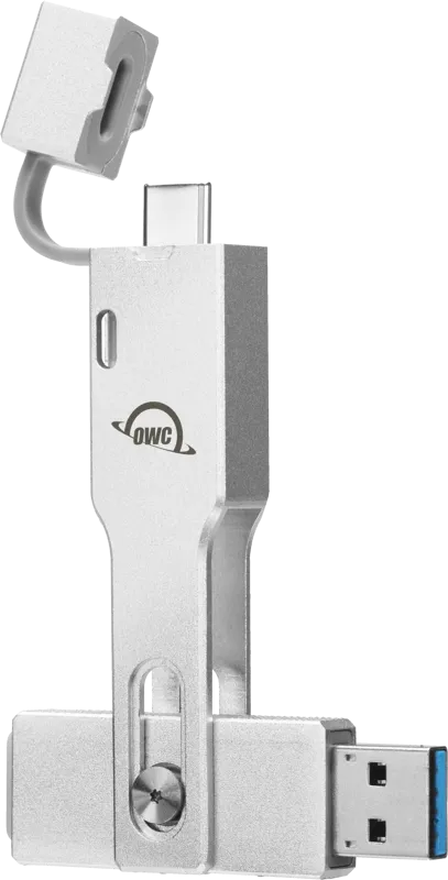 OWC Envoy Pro mini thumb drive profile SSD with lanyard (USB/USB-C) 2TB