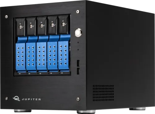 OWC Jupiter Mini NAS High-Perform 10GbE, 5 Bay, 2x10GB + 2x1GB Ethernet ports, 80TB