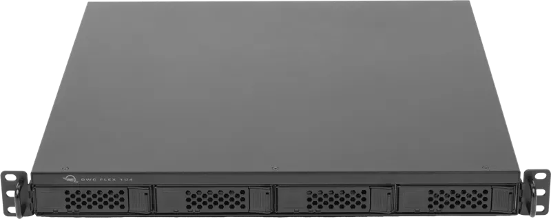 OWC Flex 1U4 Rackmount Thunderbolt x 4 Drives + PCIe Slot (Softraid for Mac/PC Incl) 32TB (4x8TB)