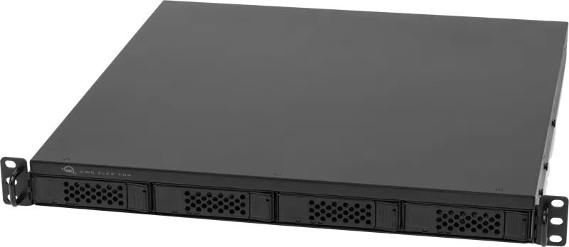OWC Flex 1U4 4-Bay Rackmount Thunderbolt Storage, Docking & PCIe Expansion (1x4.0TB NVMe) 4.0TB