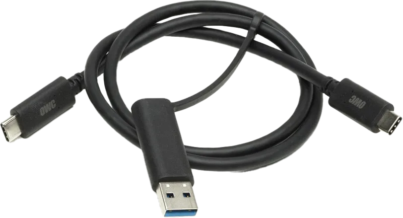 OWC USB-C to C & A with Tethered USB-A adapter 0.6 Meter