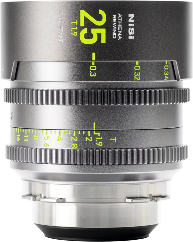NiSi Cine Lens Athena Prime Rewind 25mm T1.9 PL-Mount