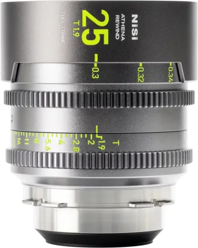 NiSi Cine Lens Athena Prime Rewind 25mm T1.9 PL-Mount