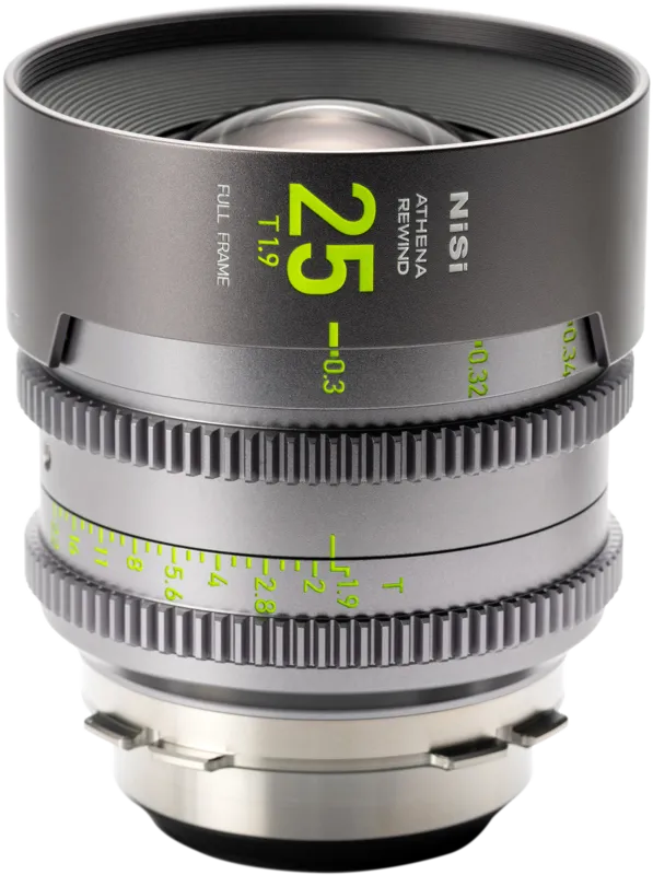NiSi Cine Lens Athena Prime Rewind 25mm T1.9 PL-Mount