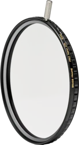 NiSi Filter Circular Polarizer True Color CPL Pro Nano Brass Frame 105mm