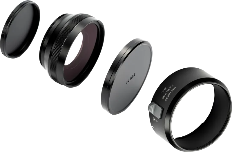NiSi Wide Conversion Lens Kit for Ricoh GR III (Adapter + 0.78x Lens)