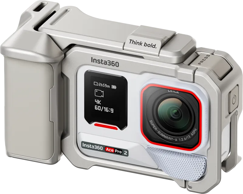 Insta360 Ace Pro 2 (Arctic White) | Xplorer Bundle (Moonlight Silver)
