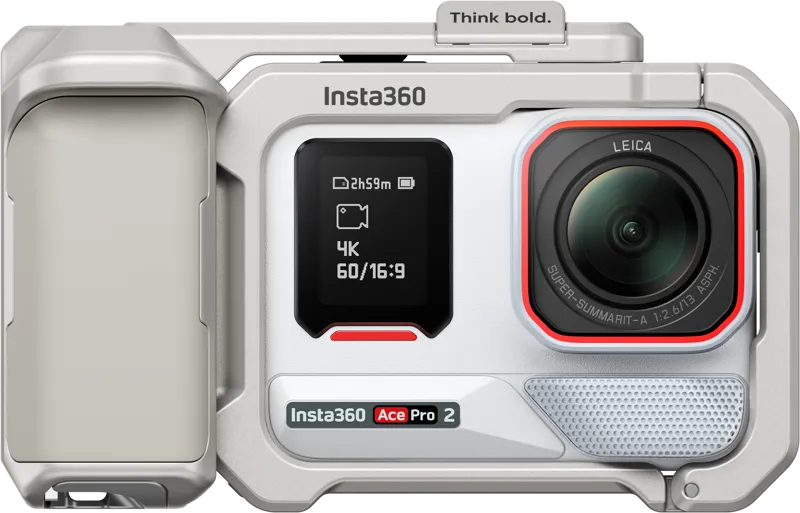 Insta360 Ace Pro 2 (Arctic White) | Xplorer Bundle (Moonlight Silver)