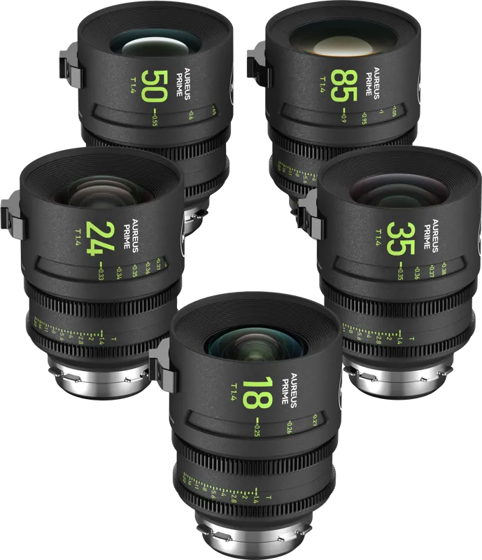 NiSi Cine Lens Set Aureus Prime PL-Mount