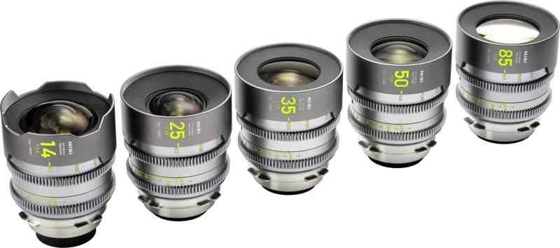 NiSi Cine Lens Set Athena Prime Rewind PL-Mount