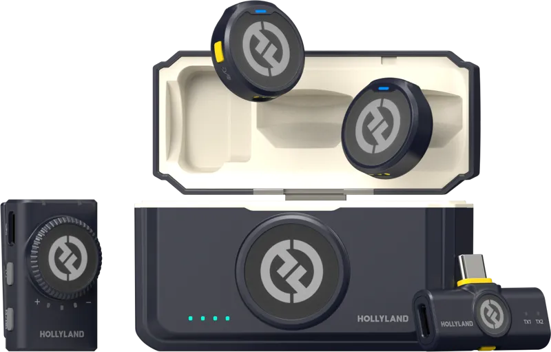 Hollyland LARK M2 Mini Combo with Camera RX + USB-C RX